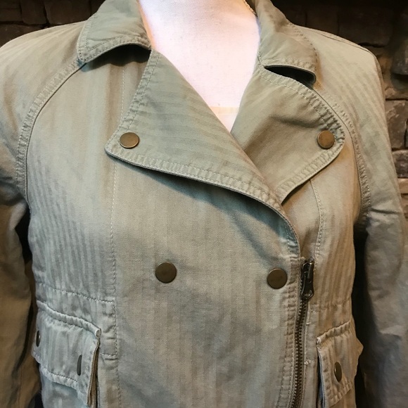 Ann Taylor LOFT Petite Moto Jacket Small - Picture 4 of 7